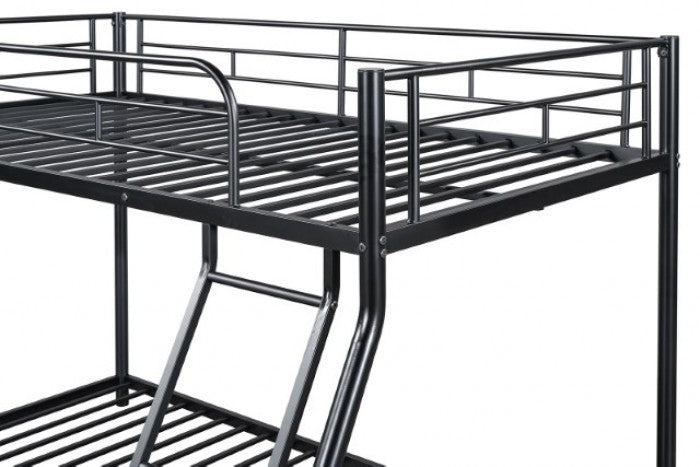 Panos Black Twin/Twin Bunk Bed