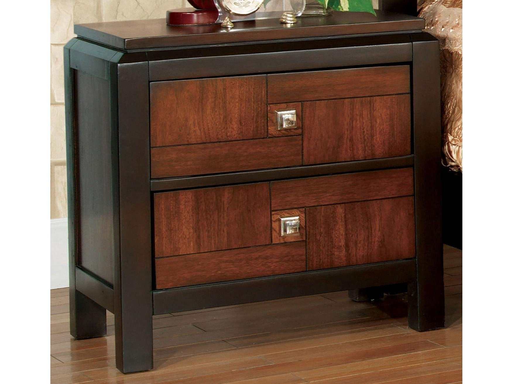 Patra Acacia & Walnut Nightstand