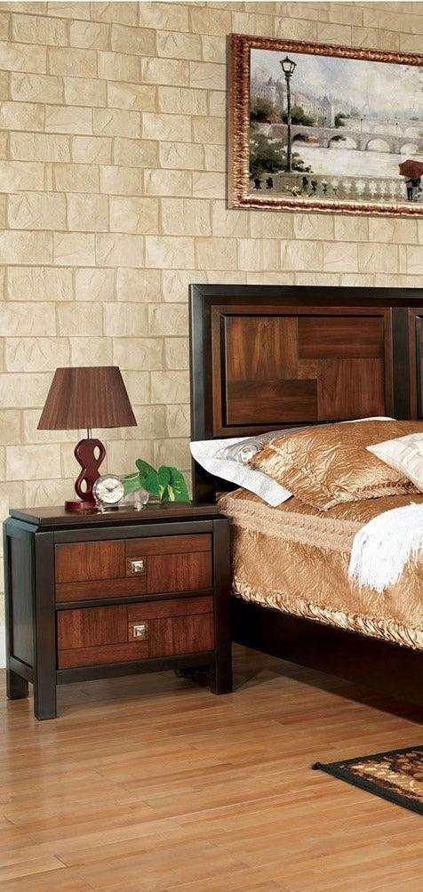 Patra Acacia & Walnut Nightstand