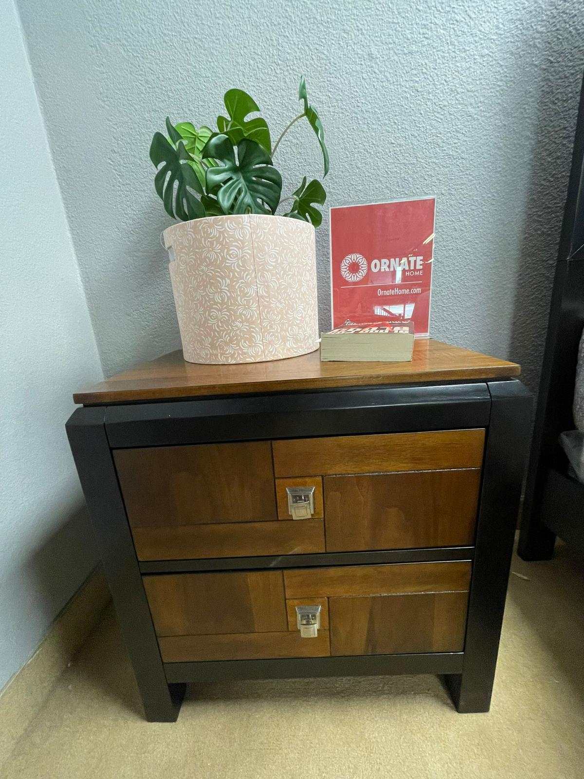 Patra Acacia & Walnut Nightstand