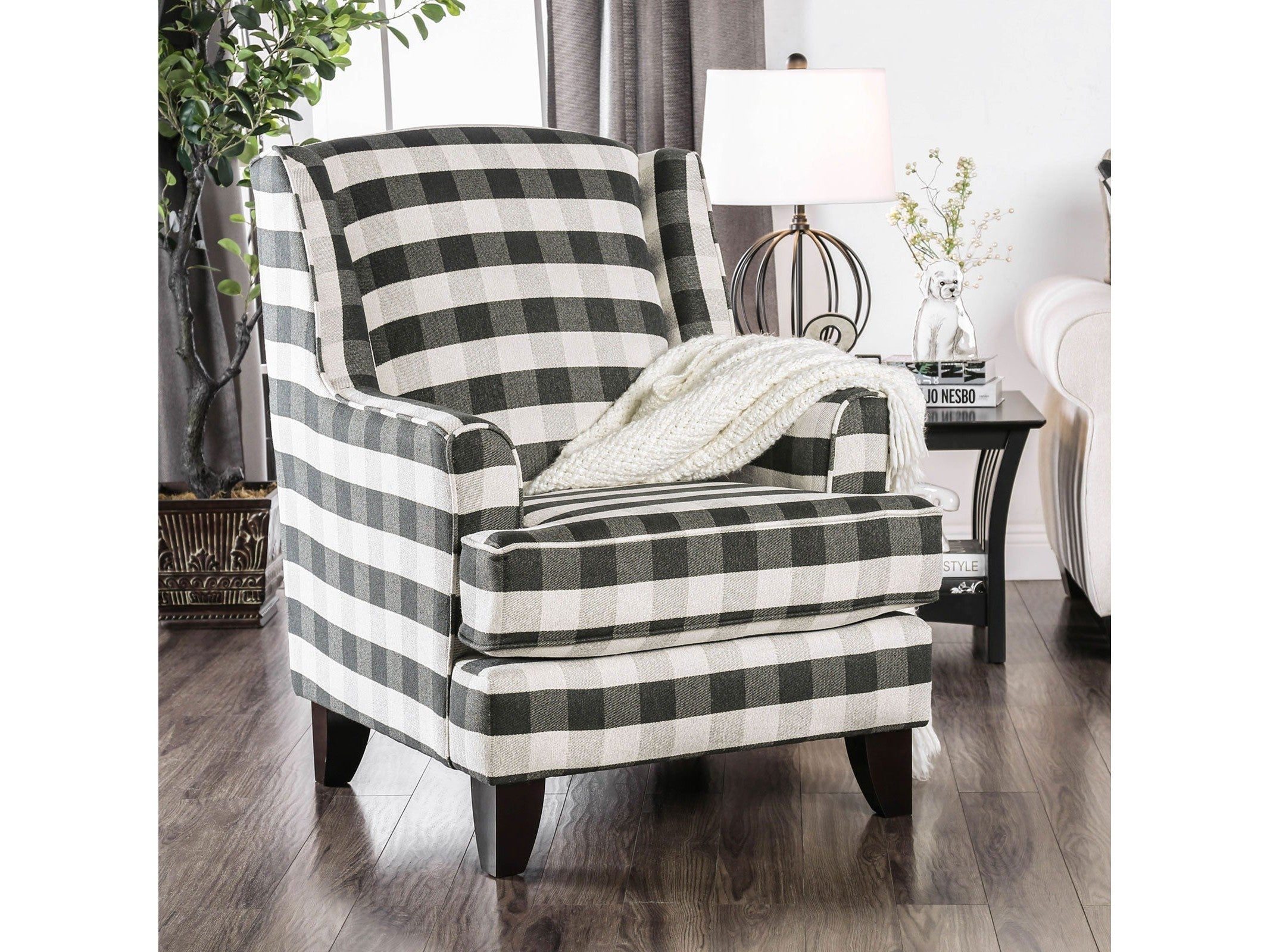 Patricia Pattern Striped Chair