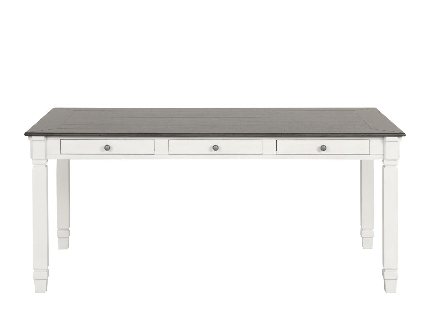 Pendola Rustic White Dining Table