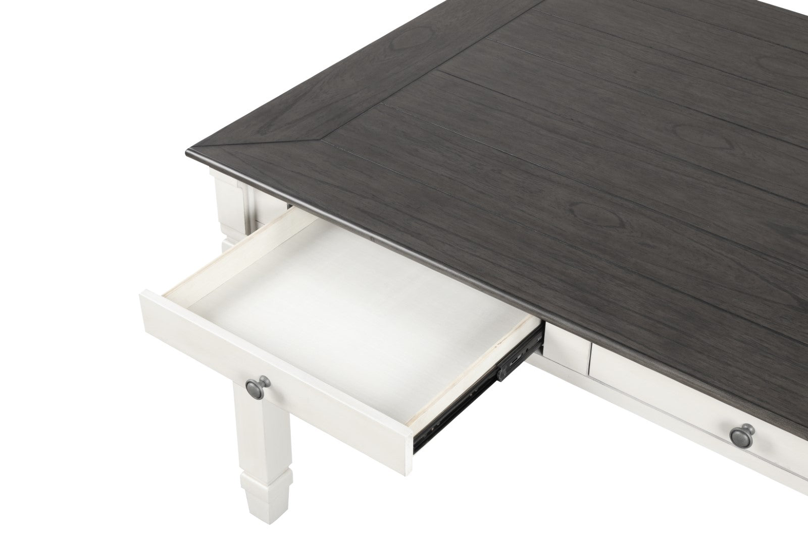 Pendola Rustic White Dining Table