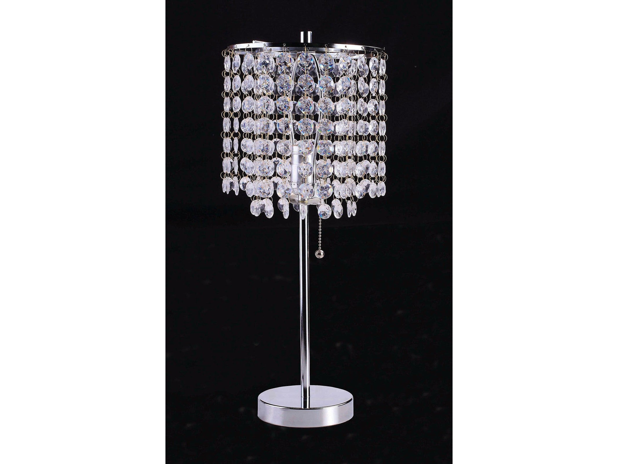 Perla Chrome Table Lamp