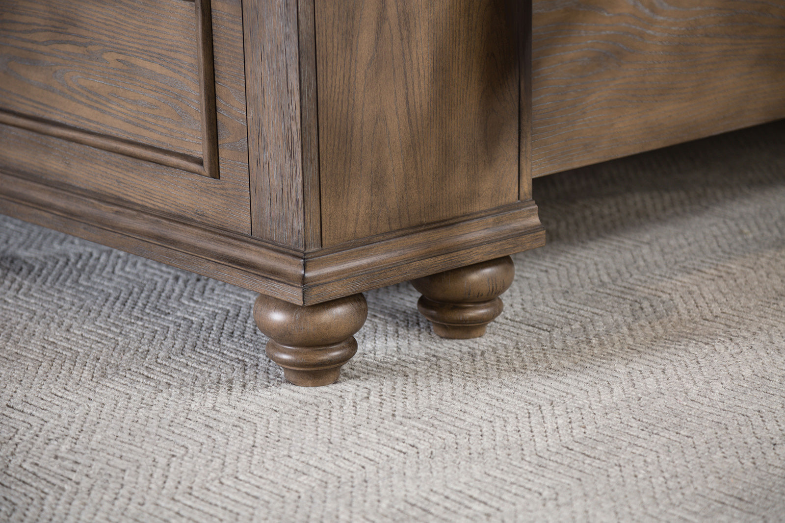 Philomath Aged Oak E.King Bed