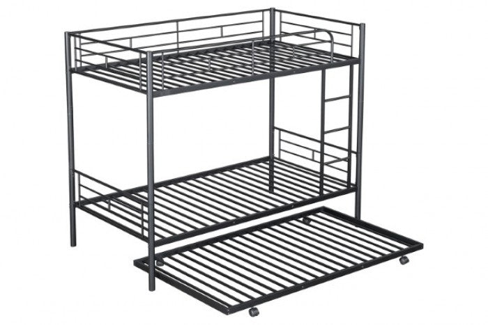Philotus Black Twin/Twin Bunk Bed
