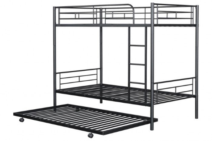 Philotus Black Twin/Twin Bunk Bed