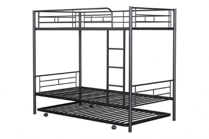 Philotus Black Twin/Twin Bunk Bed