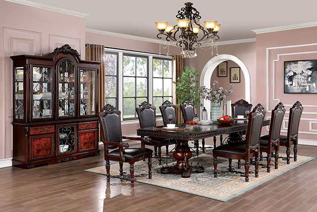 Picardy Brown Cherry/Black Side Chair