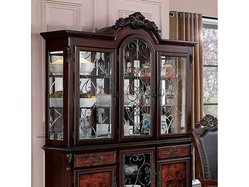 Picardy Brown Cherry Hutch & Buffet