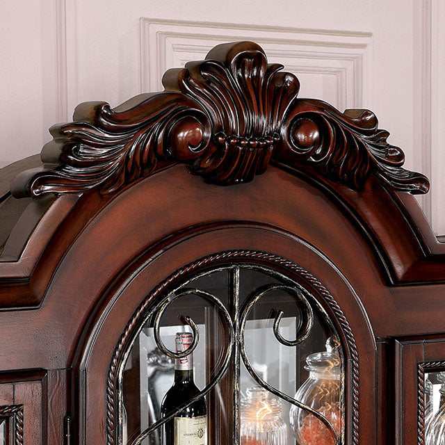 Picardy Brown Cherry Hutch & Buffet