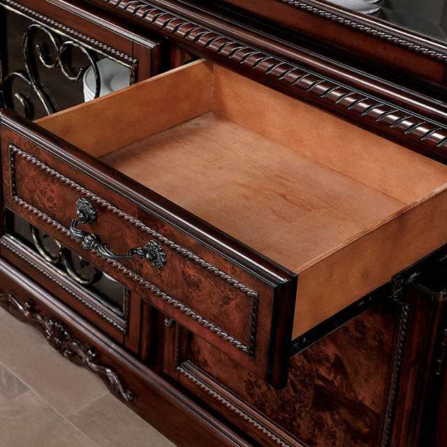 Picardy Brown Cherry Hutch & Buffet