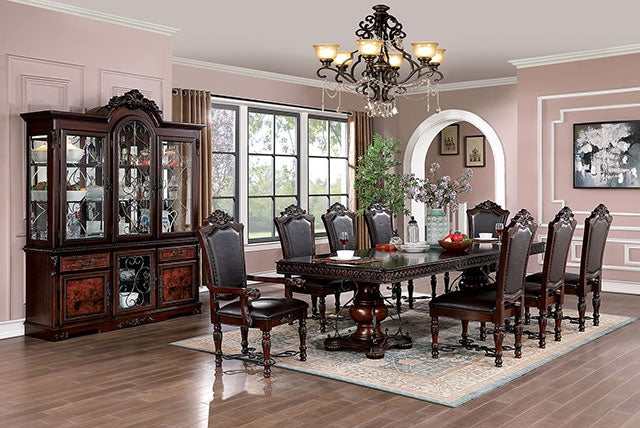 Picardy Brown Cherry Hutch & Buffet