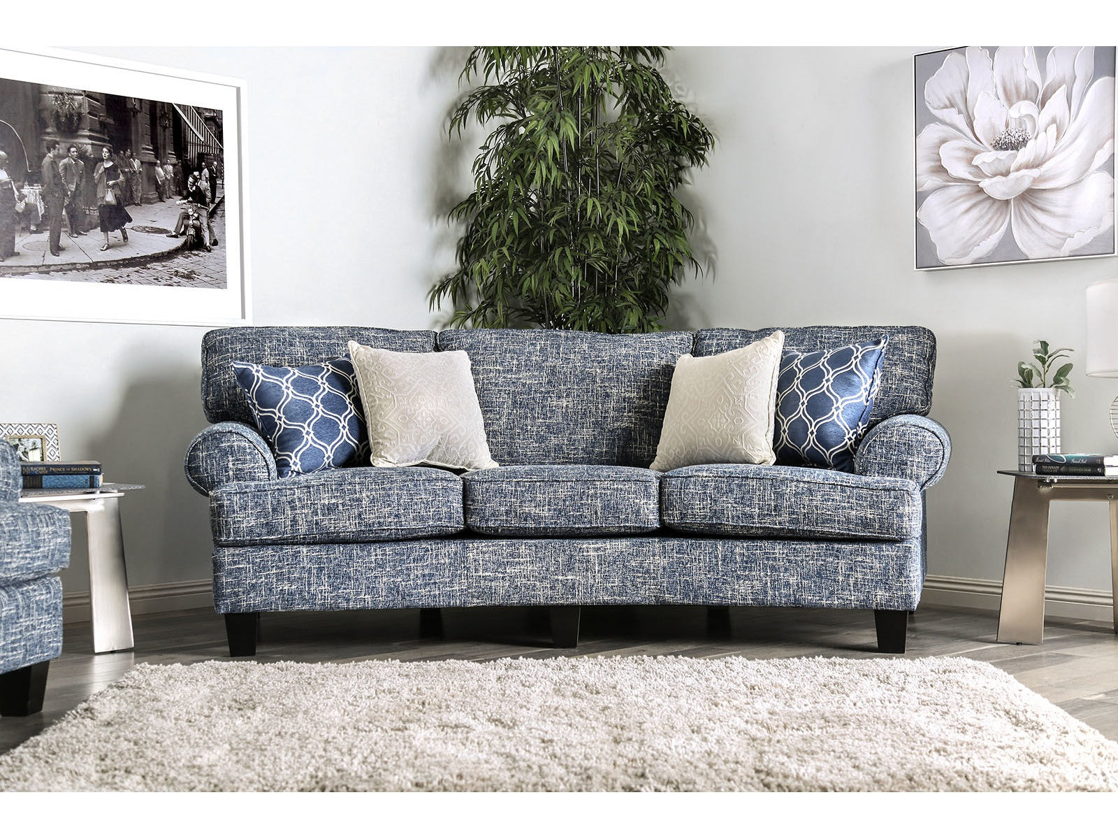 Pierpont Blue Sofa