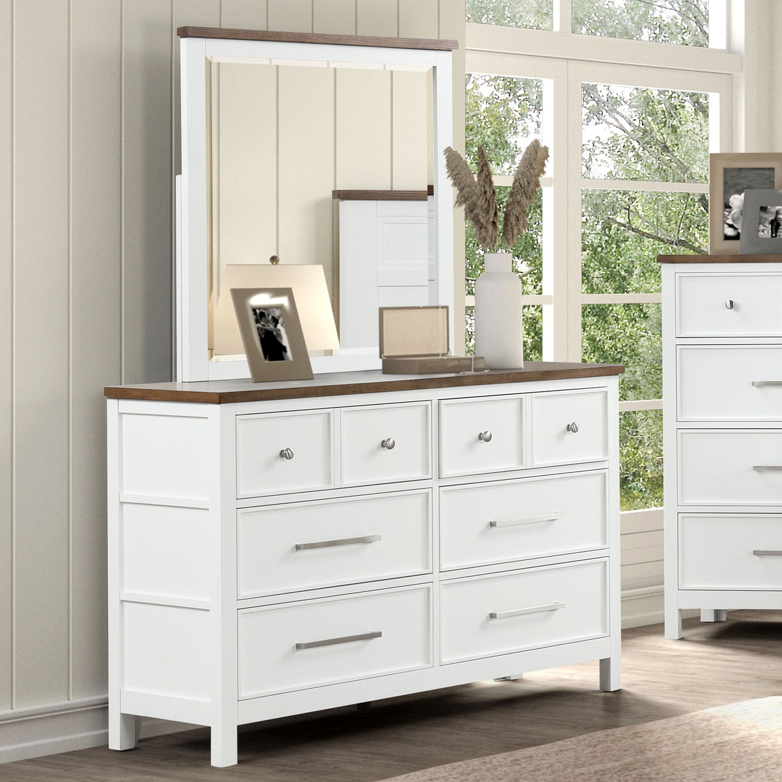 Pinetop White Dresser