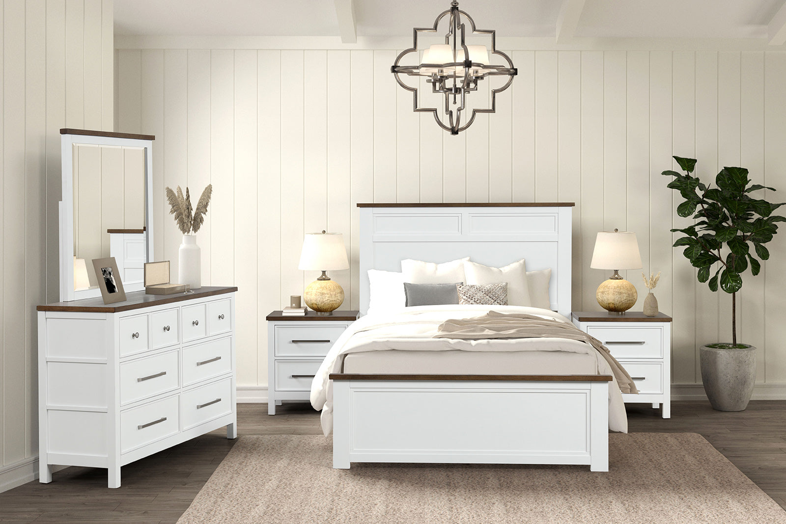 Pinetop White Nightstand