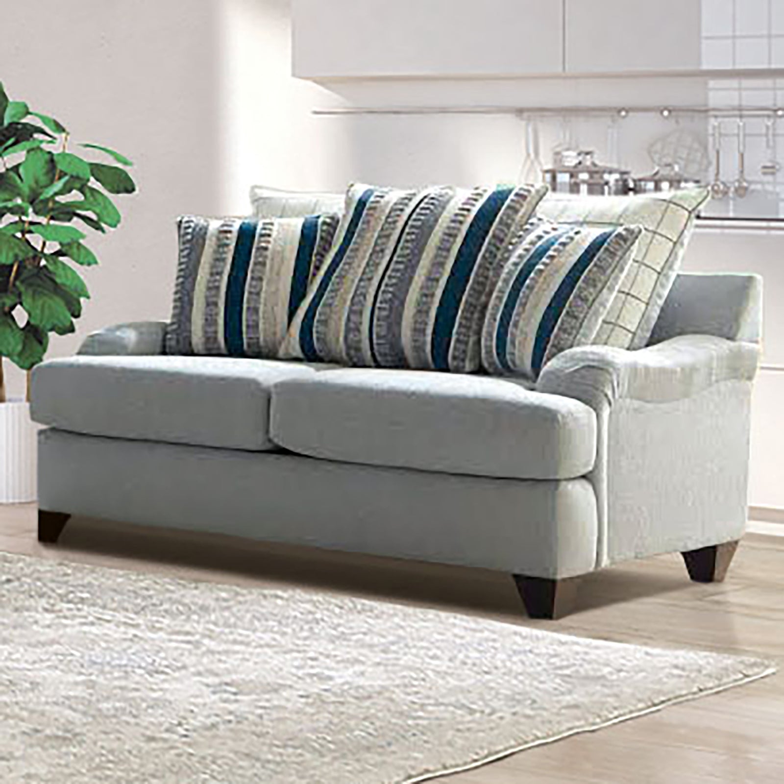 Plaistow Gray Sofa & Loveseat