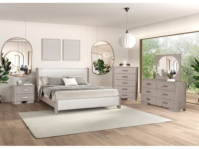 Pocatello White Oak Queen 4 Piece Bedroom Set