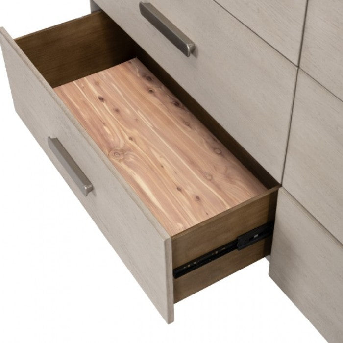 Pocatello White Oak Queen 4 Piece Bedroom Set