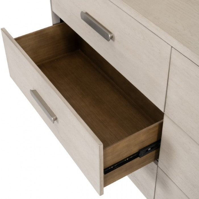 Pocatello White Oak Queen 5 Piece Bedroom Set w/2 Nightstands