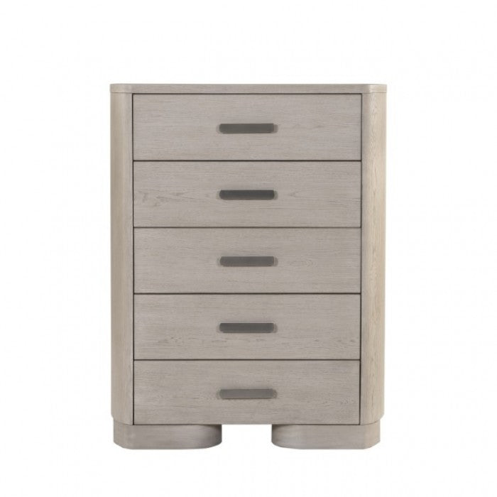 Pocatello White Oak Queen 5 Piece Bedroom Set w/Chest