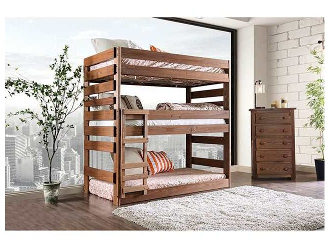 Pollyanna Mahogany T/T/T Bed