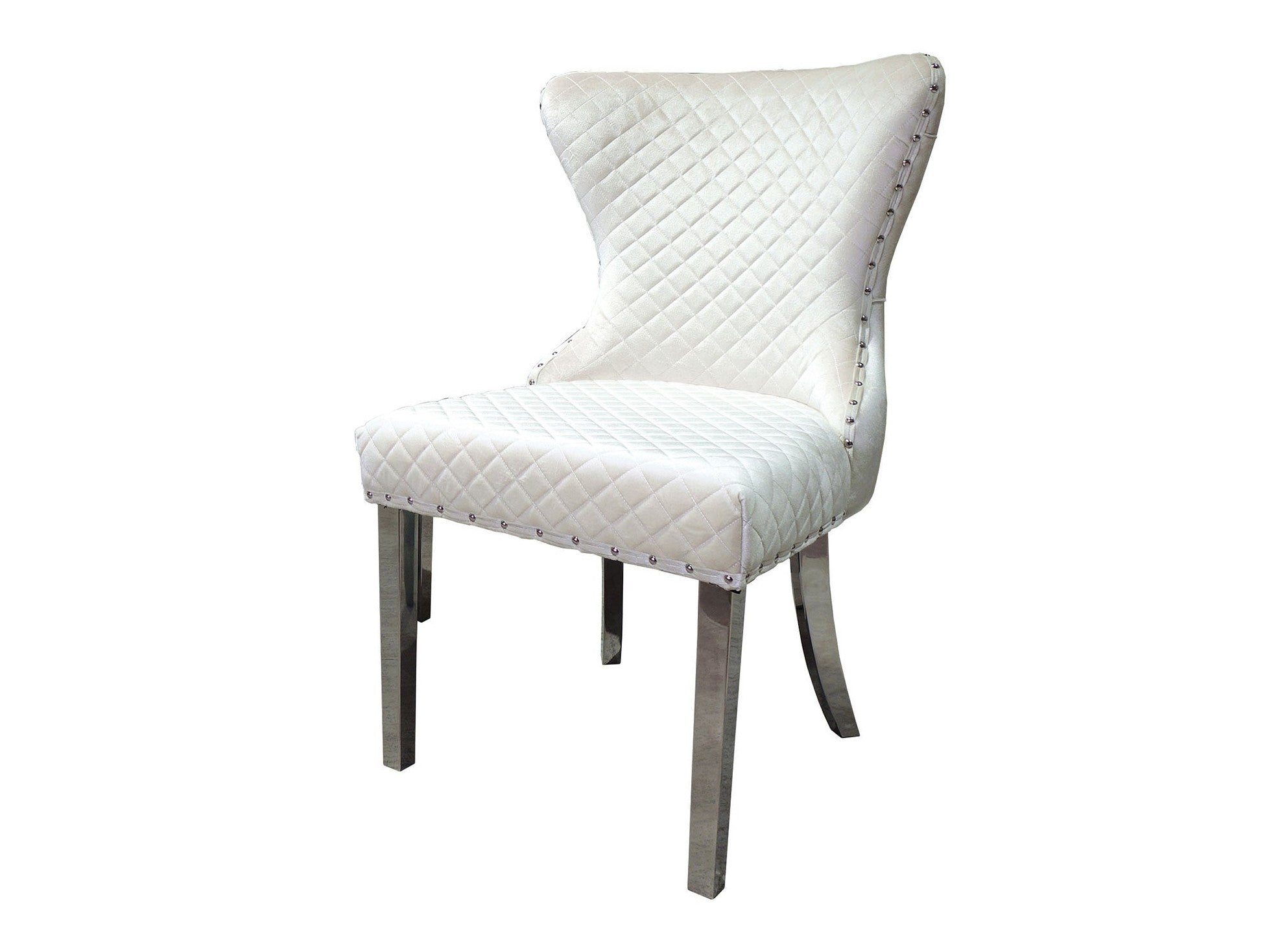 Portanova Silver/White Chair (Set of 2)