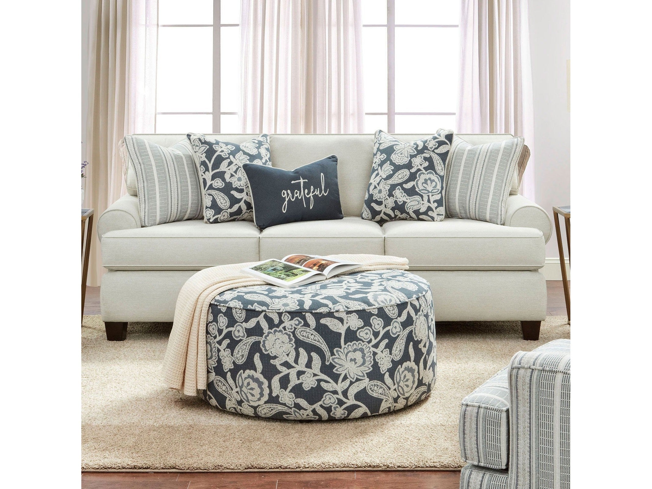Porthcawl Ivory Sofa
