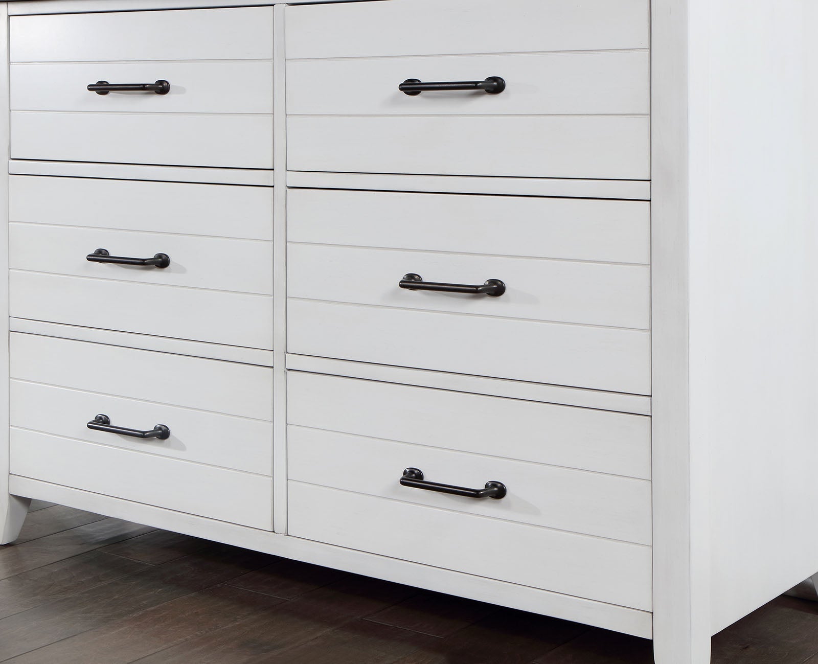 Priam White/Gray 4 Pc. Twin Bedroom Set