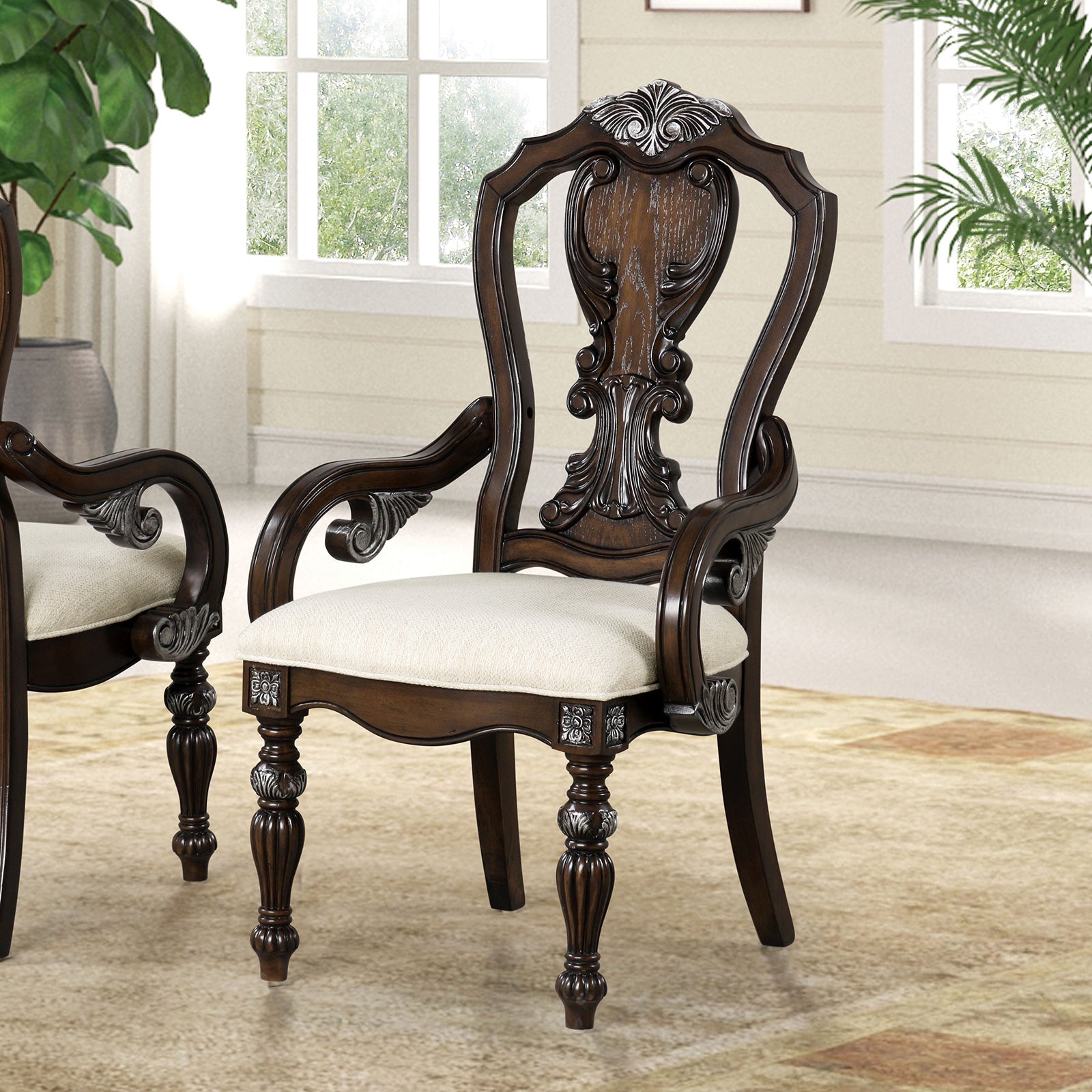 Promenade Dark Brown 7 Piece Dining Set