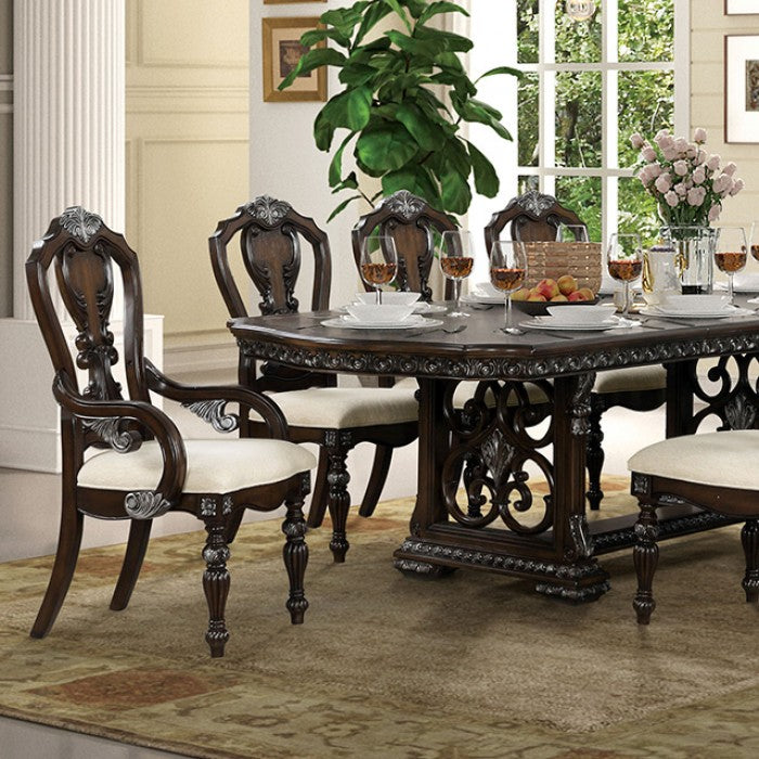 Promenade Dark Brown Arm Chair (Set of 2)