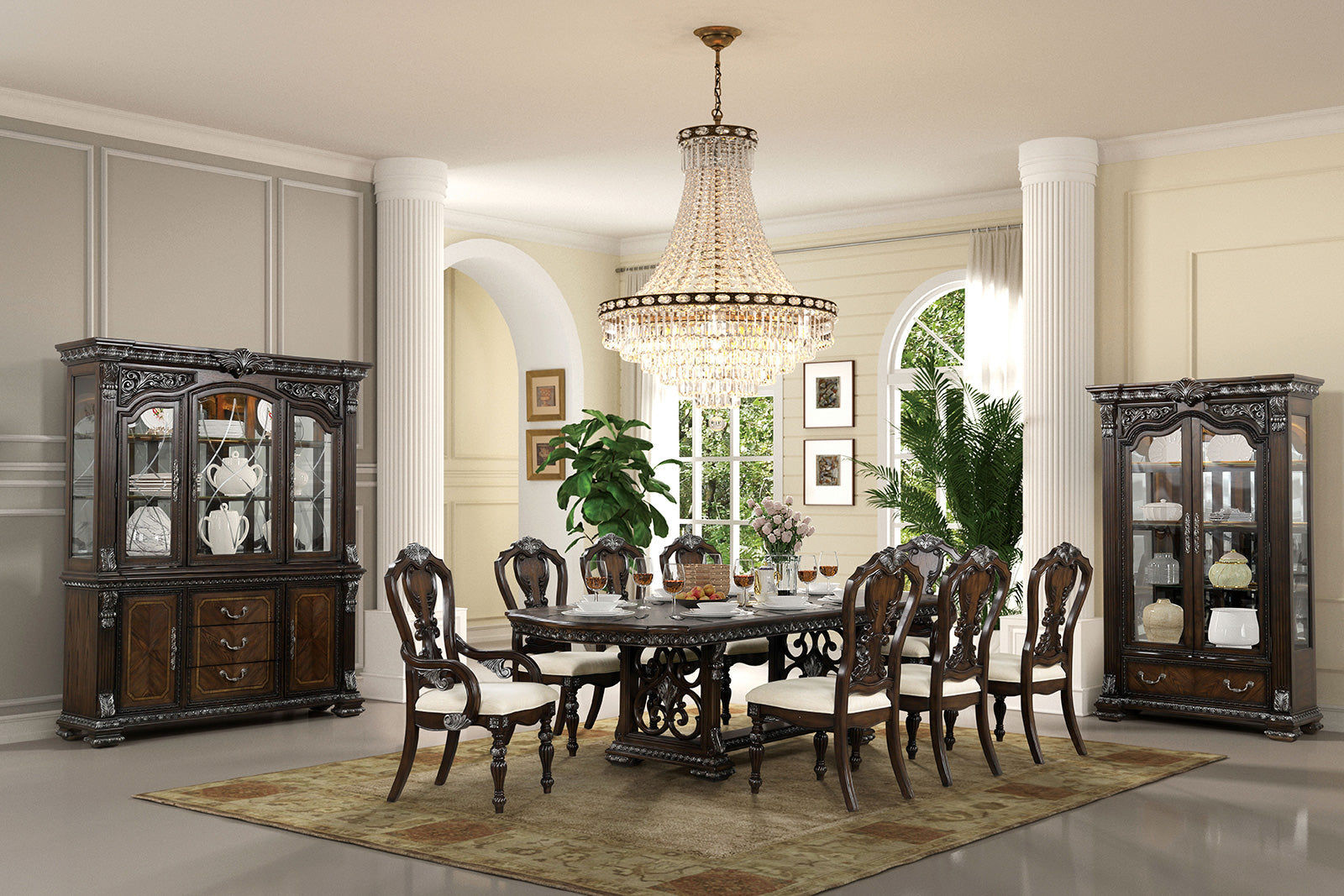 Promenade Dark Brown Curio