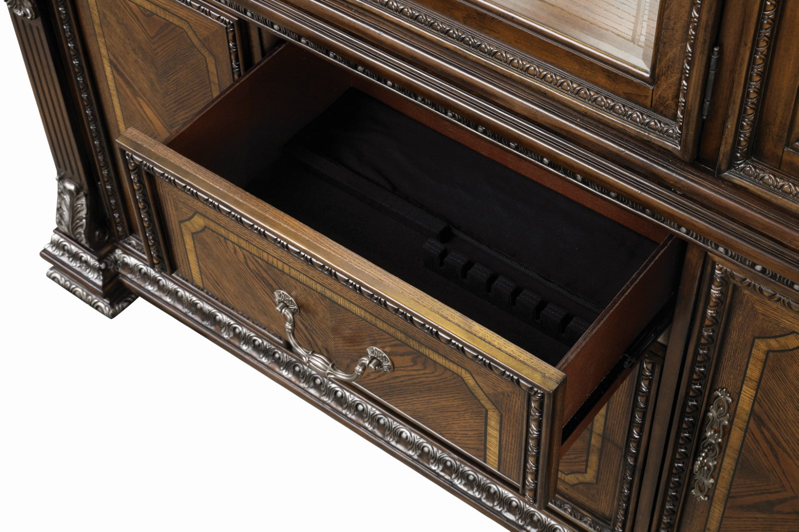 Promenade Dark Brown Hutch Buffet