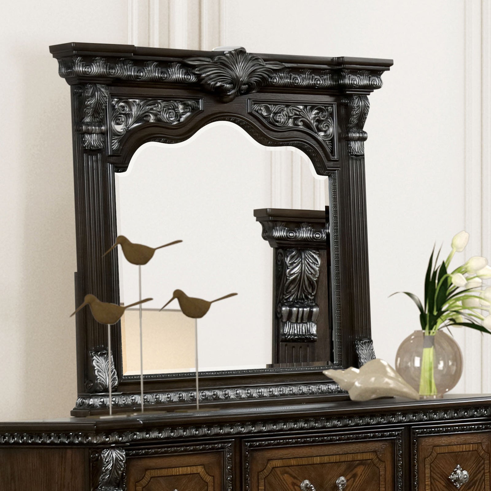 Promenade Espresso Queen 5 Piece Bedroom Set w/Chest