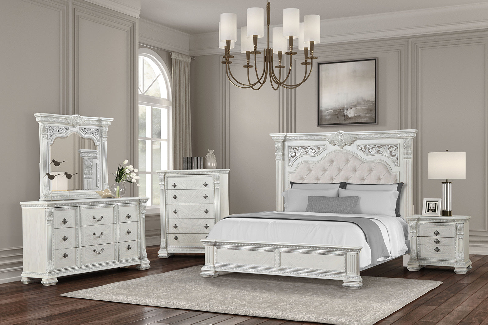 Promenade Wire Brushed White Chest