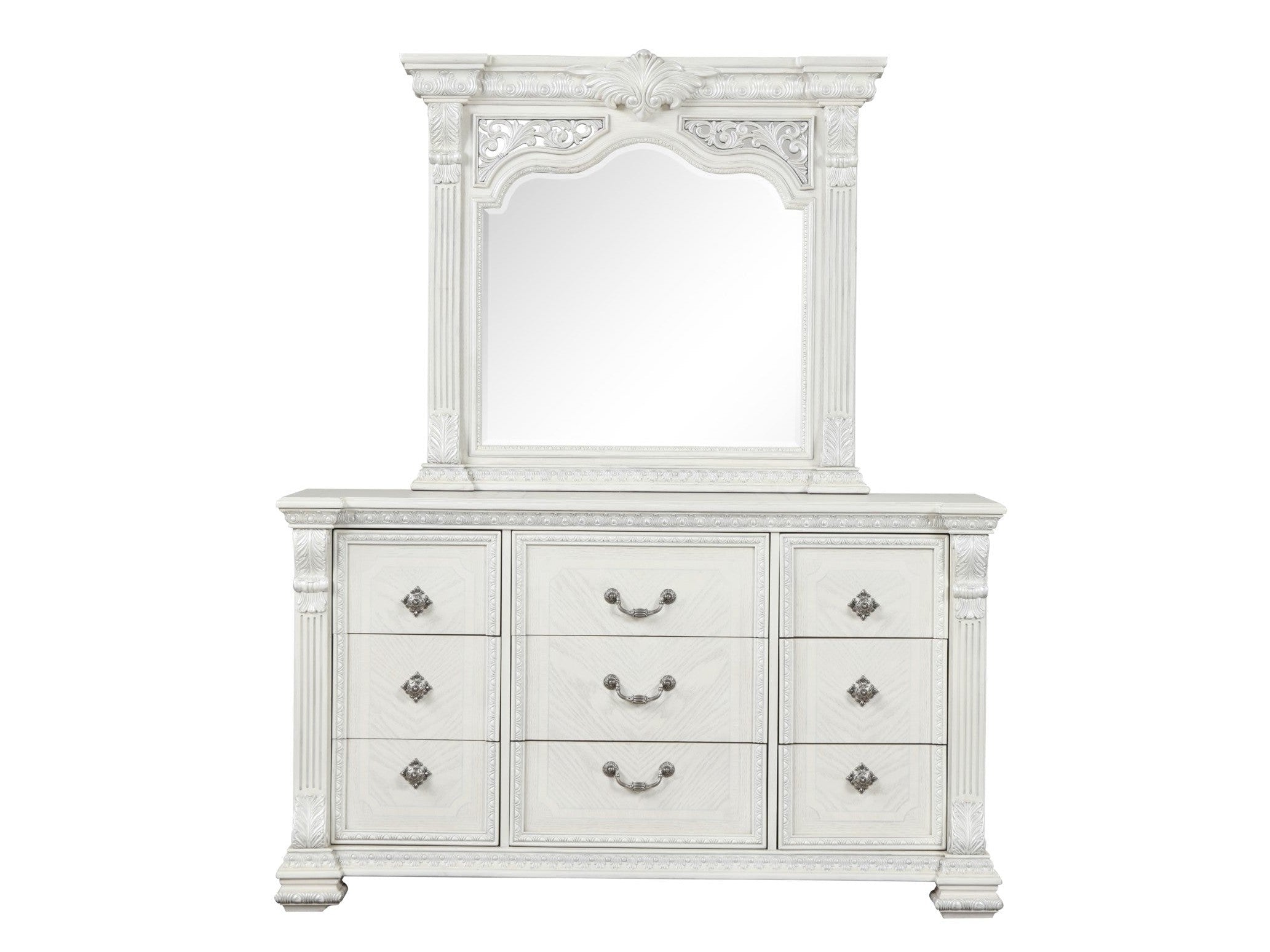 Promenade Wire Brushed White Dresser
