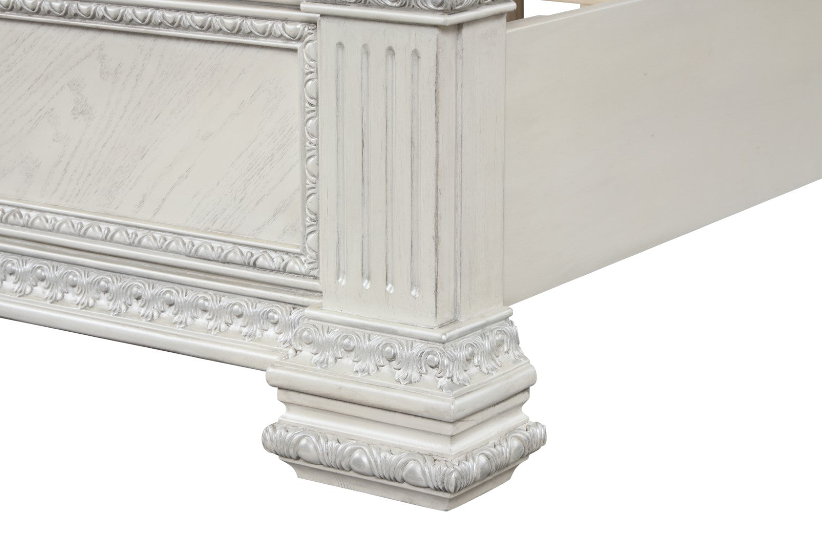 Promenade Wire Brushed White Eastern King Bed