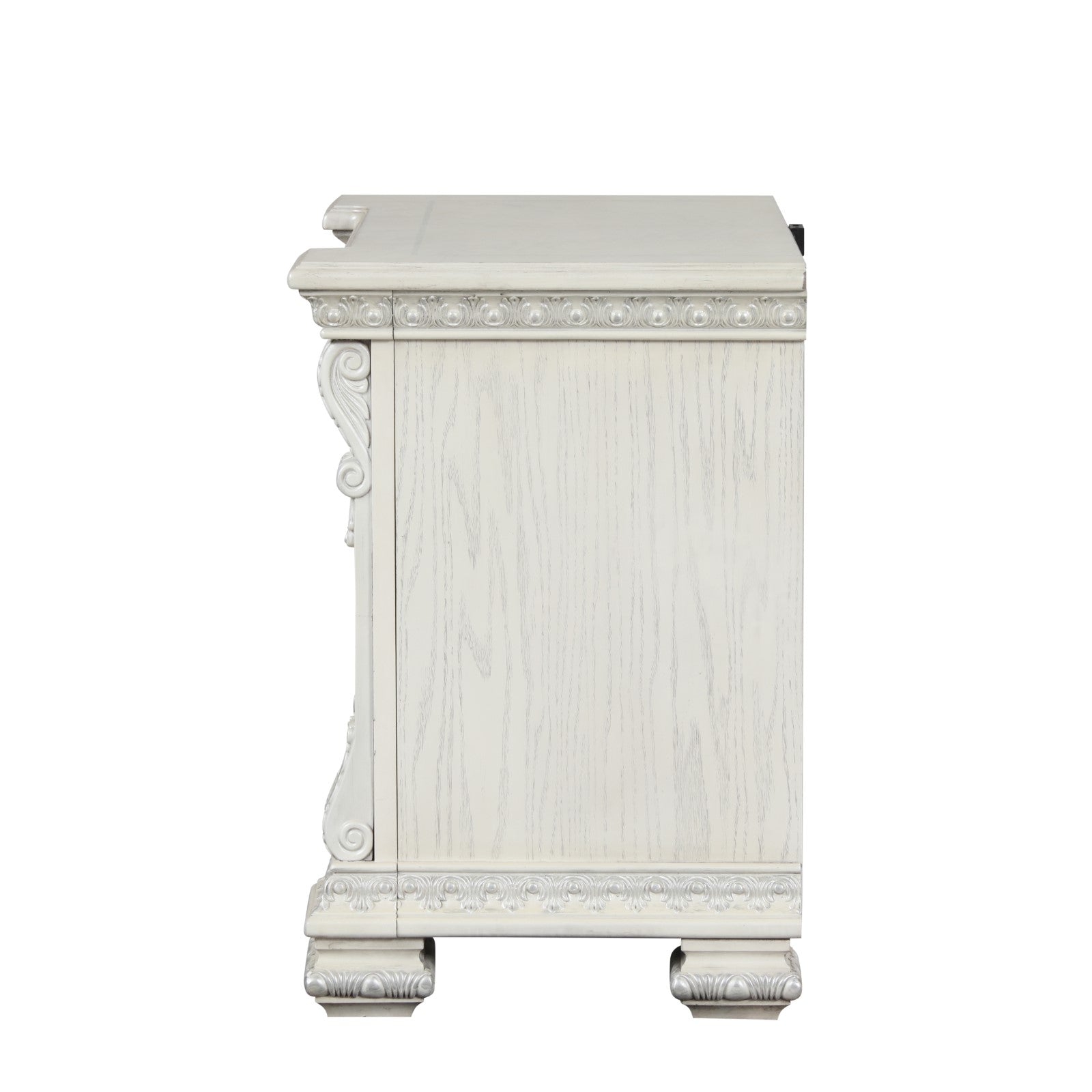 Promenade Wire Brushed White Nightstand