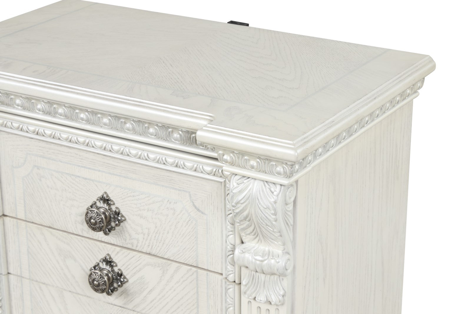 Promenade Wire Brushed White Nightstand