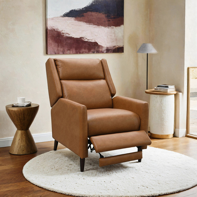 Psyche Brown Pushback Recliner