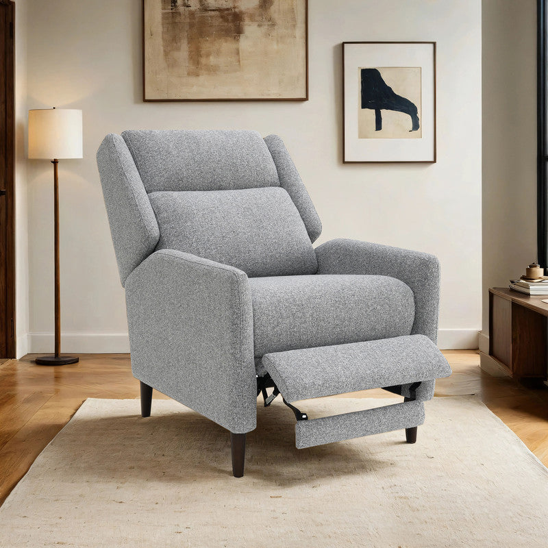 Psyche Gray Pushback Recliner