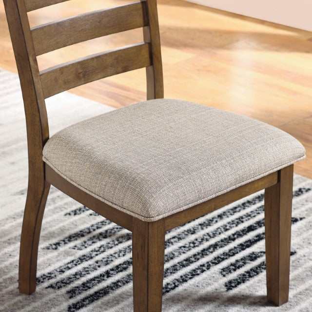 Rapidview Walnut/Light Gray Side Chair (Set of 2)