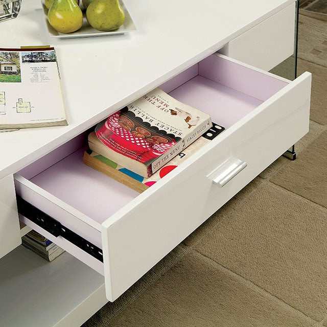 Raya White Coffee Table