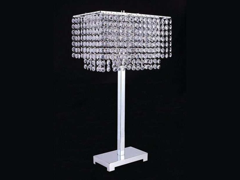 Rena Crystal & Chrome Table Lamp