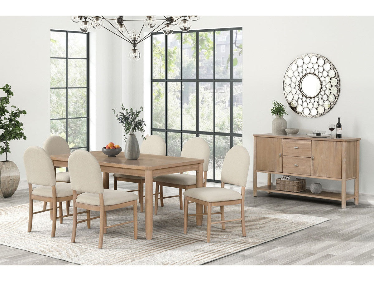 Rheinfall Natural/Beige Dining Table