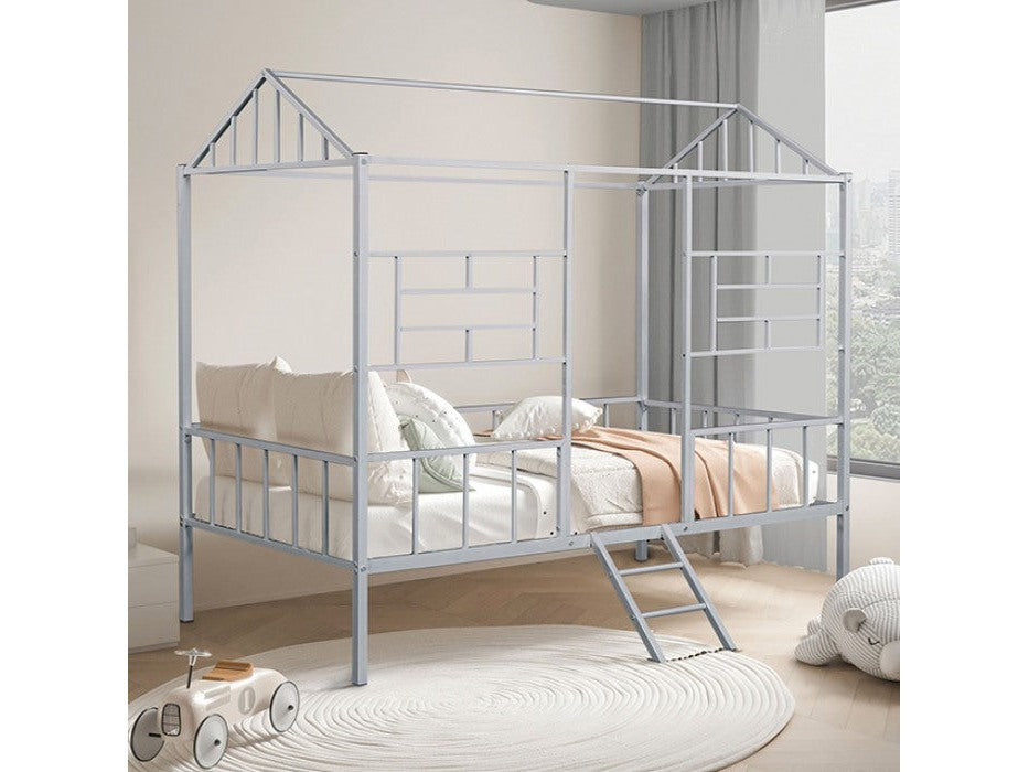 Rhonda Silver Twin Bunk Bed