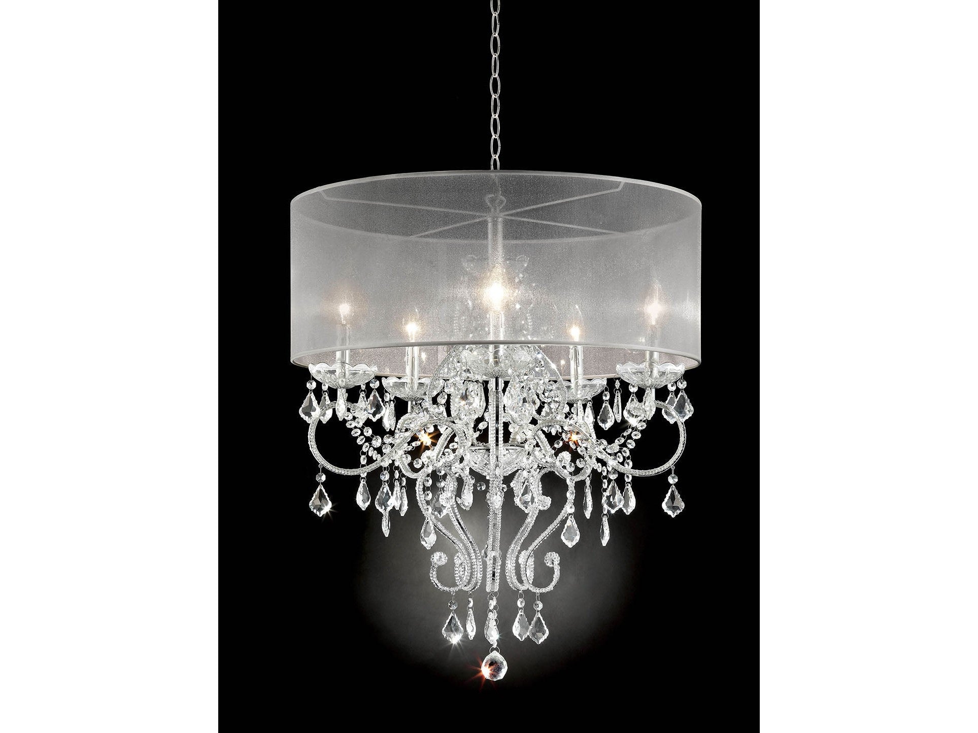 Rigel Silver Ceiling Lamp