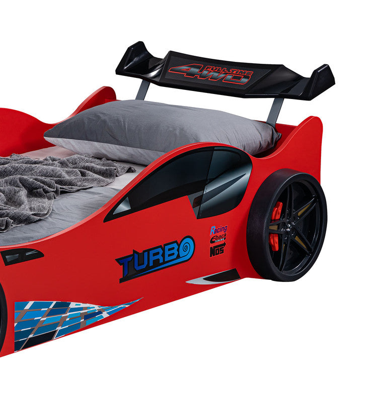 Roadstar Red Car Bed