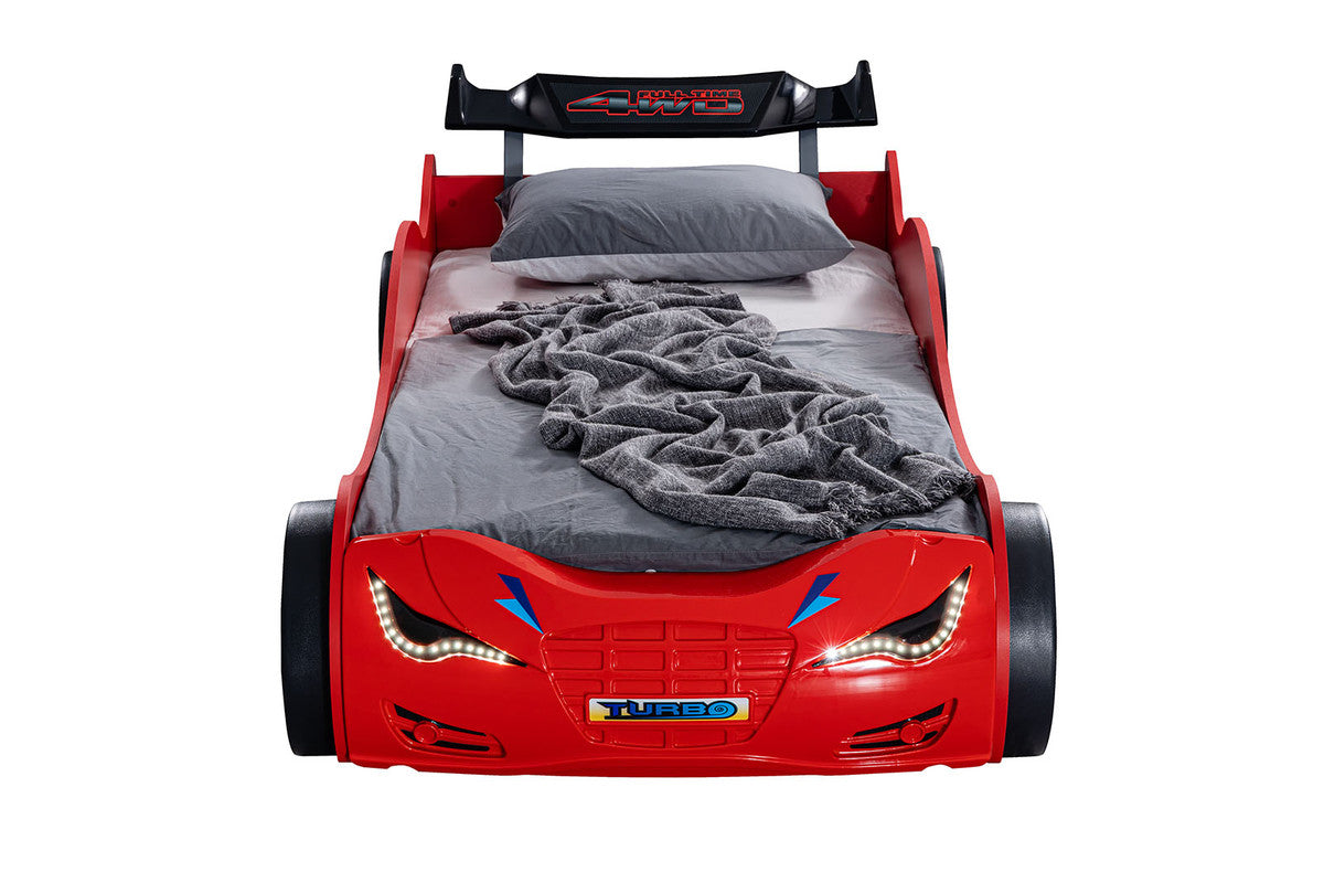 Roadstar Red Car Bed