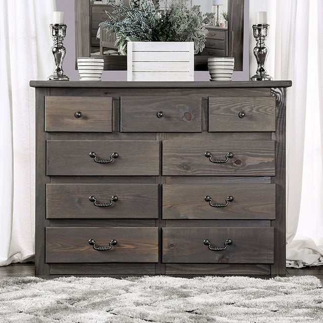 Rockwall Weathered Gray Dresser